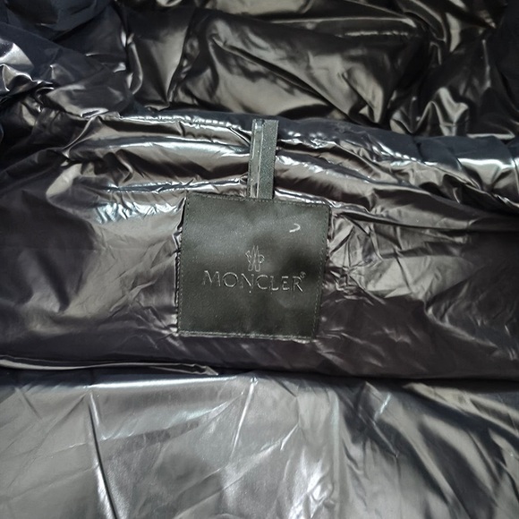 Moncler Black Hooded Down Jacket - Picture 9 of 13